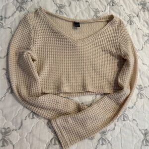Cream Knitted Sweater